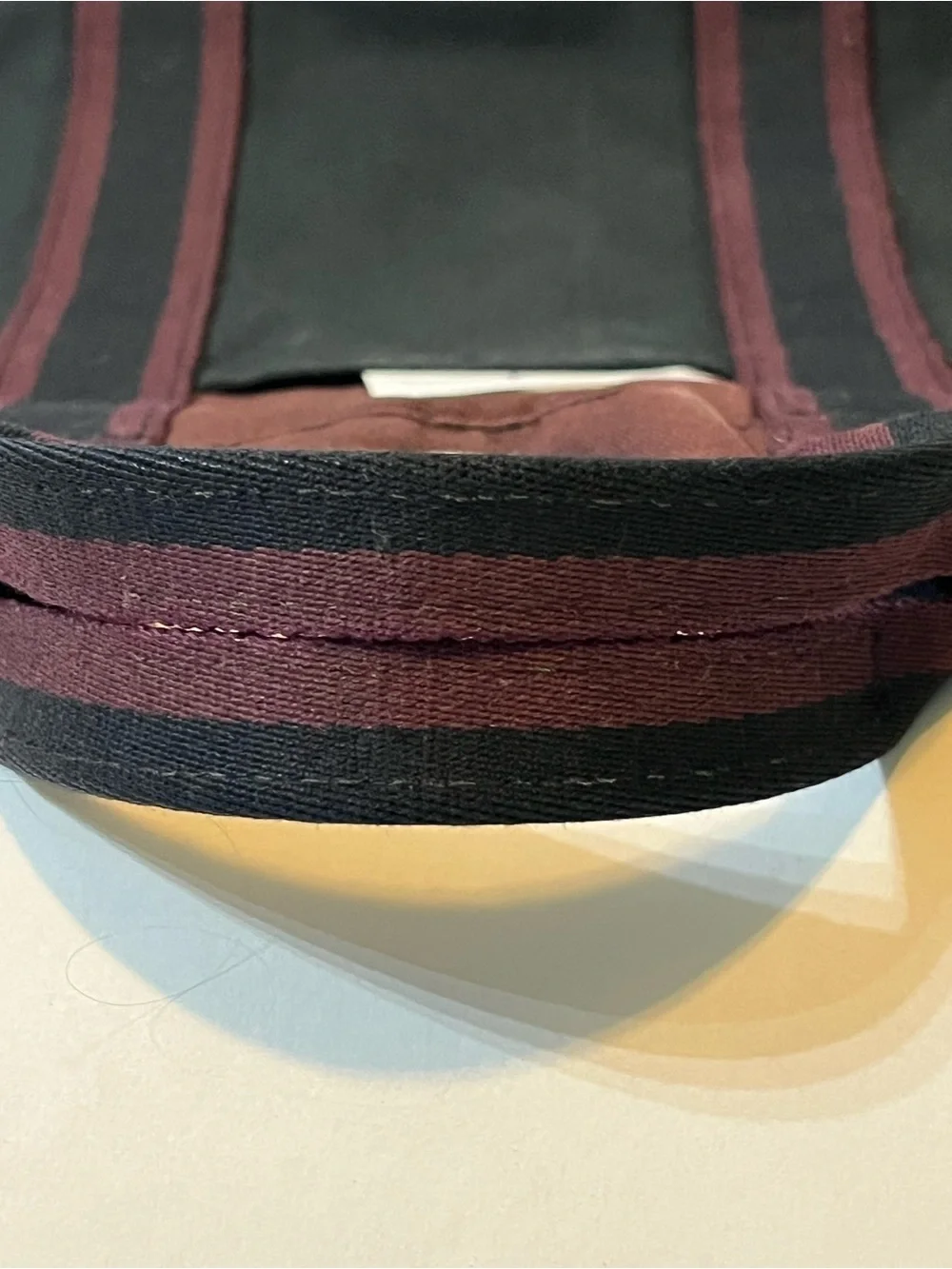 Hermès Fourre Tout MM Tote | Rare Burgundy + Black Canvas | Auth | Made in 🇫🇷